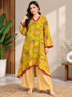 Kurti set - Olive Chinon